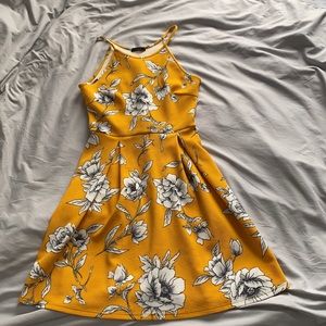Yellow Floral Sundress